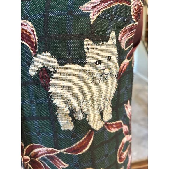 Paul Harris Design Holiday 90s Pets Tapestry Vest  Size Approx. Small - Picture 3 of 6